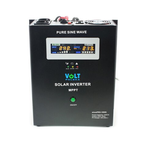 Przetwornica do instalacji solarnych Volt sinusPRO S 1000 700W/1000W 12V DC -> 230V AC