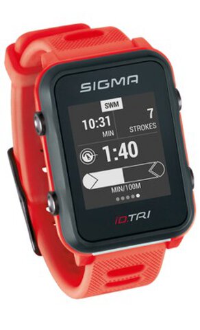 Pulsometr GPS Sigma ID.TRI 24280 czerwony