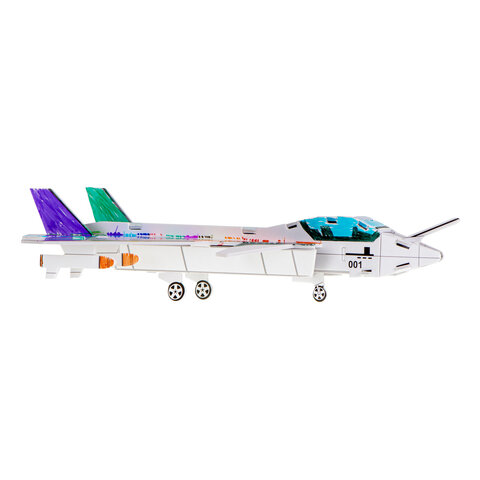 Puzzle 3D kolorowanka samolot 28 elementów