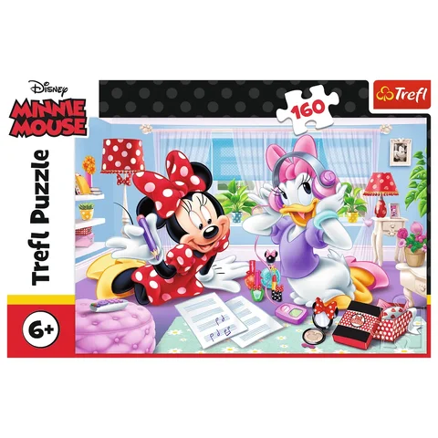 Puzzle Trefl myszka Minnie i Daisy 160 elementów 