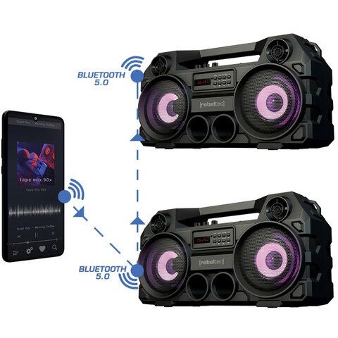 Rebeltec głośnik Bluetooth SoundBOX 465 czarny