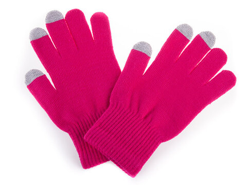 Rękawiczki NATEC do ekranów dotykowych różowe