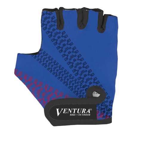 Rękawiczki rowerowe Ventura dziecięce S niebieskie