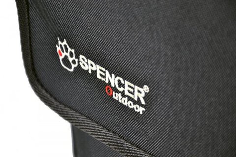 Zestaw sakwa rowerowa Spencer 2-komorowa Double Bag 18L czarna + pokrowiec