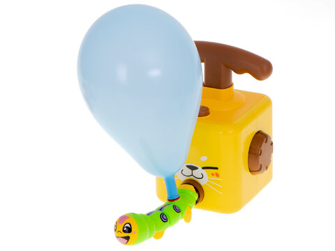 Wyrzutnia balonów z pompką, balonami i pojazdami aerodynamicznymi kot 