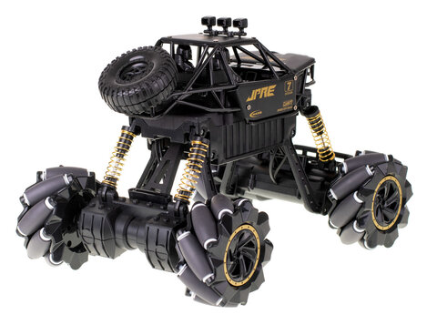 Samochód zdalnie sterowany RC Drift Rock Crawler 1:14 metal czarny 4x4