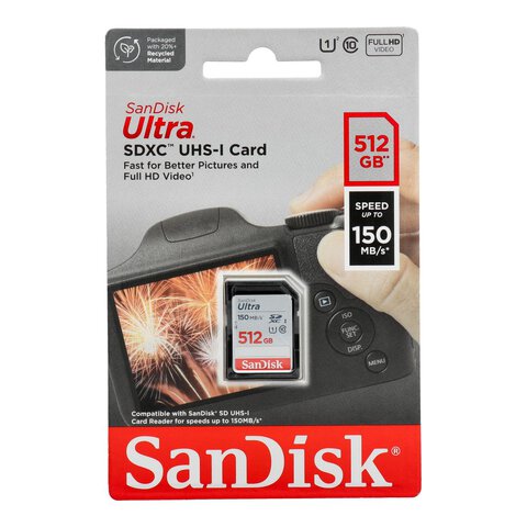 SANDISK karta pamici ULTRA SDXC 512GB 150MB/s