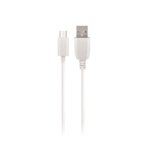 Setty kabel USB - microUSB 1,0 m 2A biały 