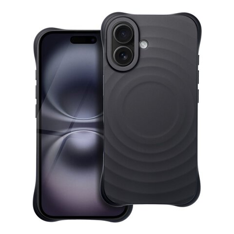 Silicone Zephyr Mag Cover kompatybilny z MagSafe do IPHONE 16 czarny