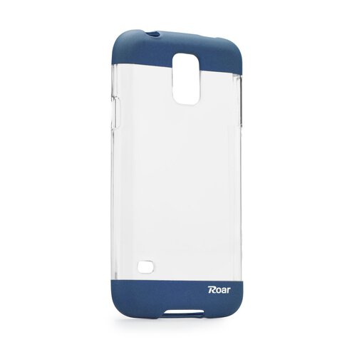 Silikonowa nakładka Roar Fit UP Clear do Apple iPhone 6 / 6S Plus transparentna + niebieska