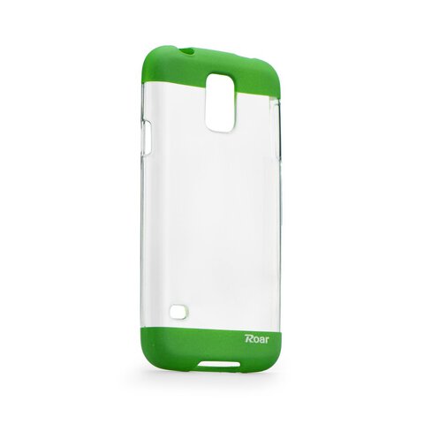 Silikonowa nakładka Roar Fit UP Clear do Apple iPhone 6 / 6S Plus transparentna + zielona