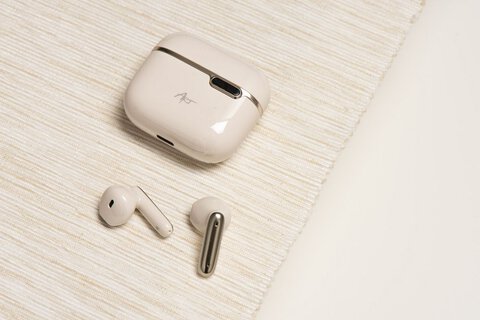 Słuchawki bezprzewodowe / bluetooth Stereo TWS ART AP-TW-B4W + stacja dokująca ze złączem typ C białe