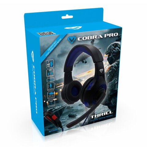 Słuchawki do komputera z mikrofonem Media-Tech Cobra Pro Thrill MT3594