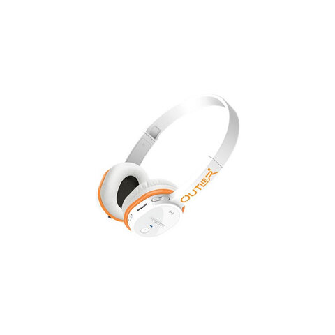 Bezprzewodowe słuchawki nauszne Bluetooth Creative Outlie z wbudowanym odtwarzaczem MP3 białe