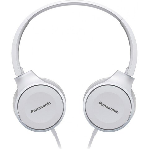 Zestaw słuchawki składane Panasonic RP-HF100-W białe + adapter Skystars AUX mini jack - USB-C
