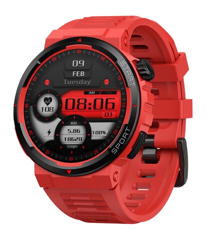 Smartwatch Zeblaze Ares 3 Plus - czerwony