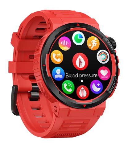 Smartwatch Zeblaze Ares 3 Plus - czerwony