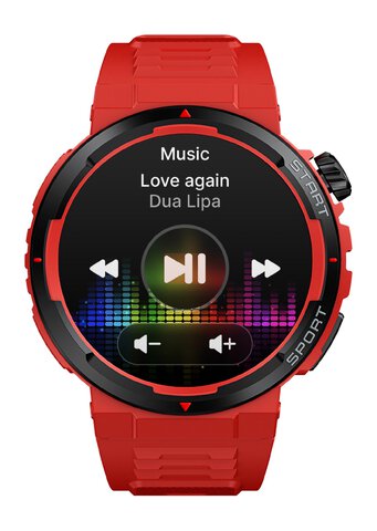 Smartwatch Zeblaze Ares 3 Plus - czerwony