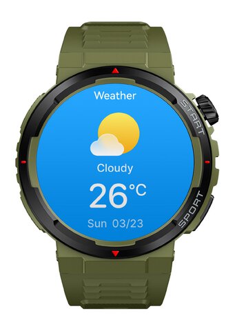 Smartwatch Zeblaze Ares 3 Plus - zielony
