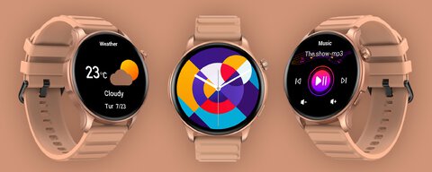 Smartwatch Zeblaze Btalk 3 Pro - różowy