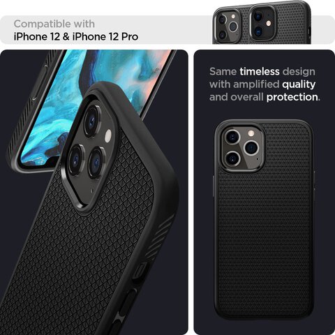 SPIGEN LIQUID AIR IPHONE 12/12 PRO MATTE BLACK
