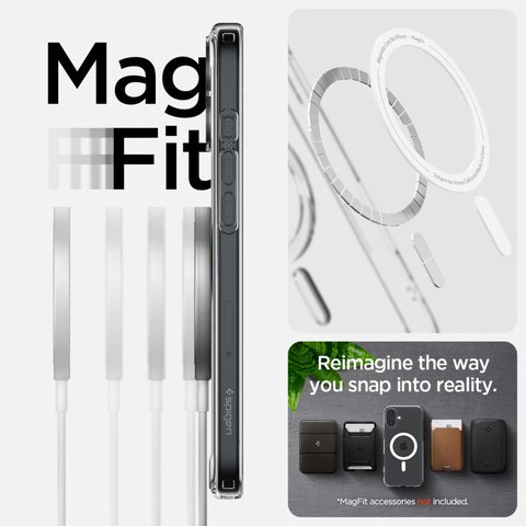 Spigen nakładka Ultra Hybrid Mag MagSafe do iPhone 16 Plus 6,7" biała
