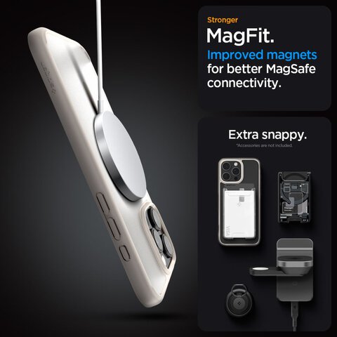 Spigen nakładka Ultra Hybrid Mag MagSafe do iPhone 16 Pro Max 6,9" frost tytanowa