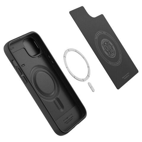 Etui Spigen OPTIK ARMOR MAG (MagSafe) do IPhone 14 Plus / 15 Plus czarne