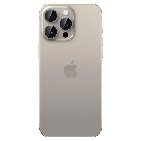 SPIGEN osłona aparatu OPTIK.TR ”EZ FIT” 2-pack do IPHONE 14 Pro / Pro Max / 15 Pro / Pro Max natural titanium