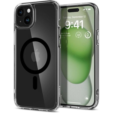 SPIGEN ULTRA HYBRID MAG MAGSAFE IPHONE 15 PLUS BLACK