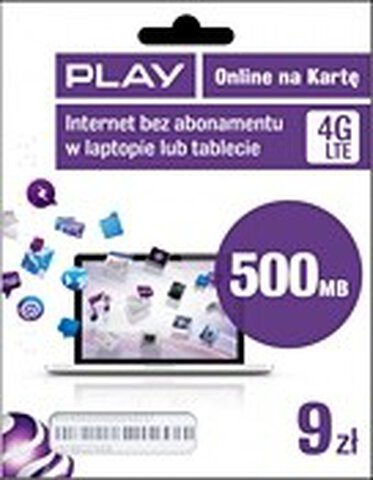 Starter Play Online LTE 500MB 9zł