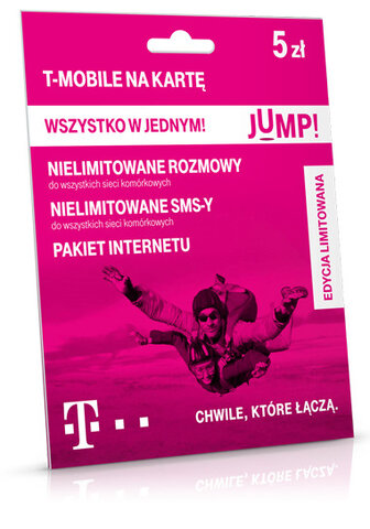 Starter T-Mobile JUMP na kartę 5 zł