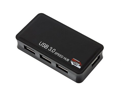 super szybki 4-portowy HUB USB 3.0 AK244 z zasilaczem