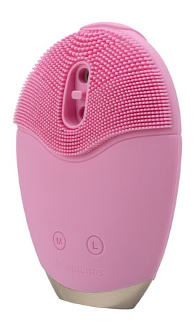 Szczoteczka soniczna do pielęgnacji twarzy Humanas Aura Foam - różowa