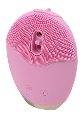 Szczoteczka soniczna do pielęgnacji twarzy Humanas Aura Foam - różowa