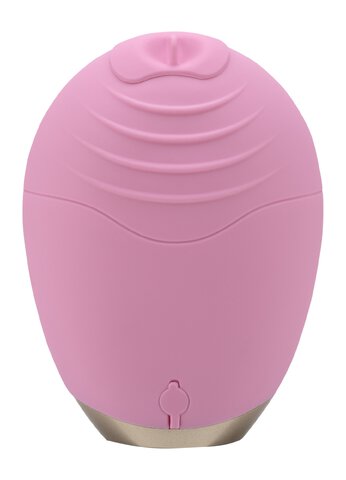 Szczoteczka soniczna do pielęgnacji twarzy Humanas Aura Foam - różowa