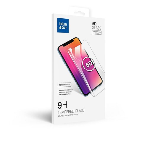 Szkło hartowane Blue Star 5D - do Samsung A12 (full glue/case friendly) - czarny Szkło hartowane Blue Star 5D - do Samsung A12 (full glue/case friendly) - czarny