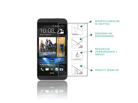 Szkło hartowane MOVANO elegant 9H do HTC Desire 610