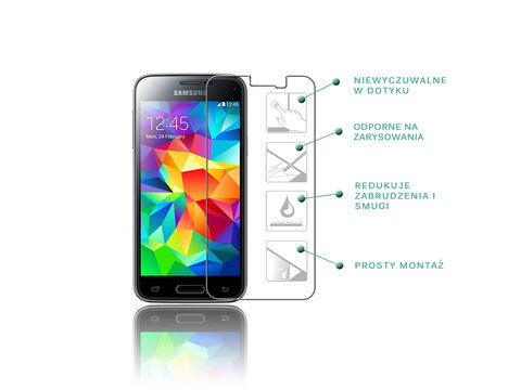 Szkło hartowane MOVANO elegant 9H do Samsung Galaxy S5