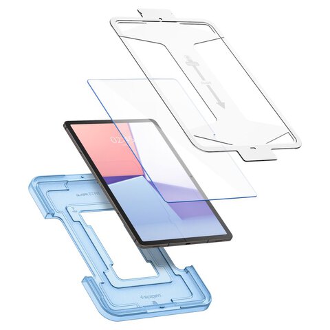 SZKŁO HARTOWANE SPIGEN GLAS.TR ”EZ FIT” GALAXY TAB S9+ PLUS 12.4 X810 / X816B CLEAR