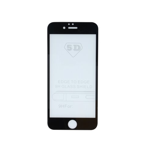 Szkło hartowane 5D do iPhone 7 / 8 czarna ramka