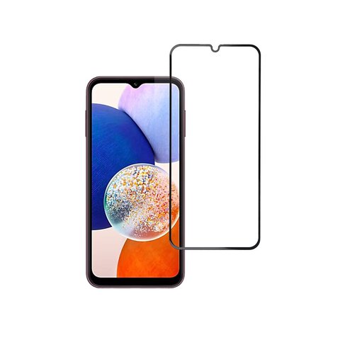 Szko hartowane Blue Star 5D - do Samsung A14 5G (full glue/case friendly) - czarny