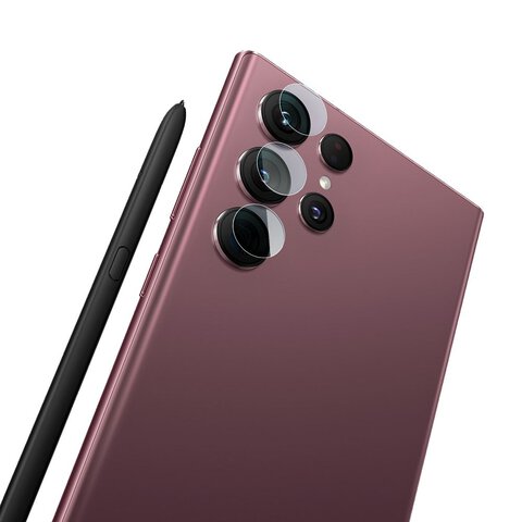 Szko hartowane Tempered Glass Camera Cover - do Samsung S22 Ultra
