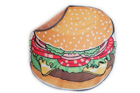 Szybkoschnąca mata plażowa burger 135cm 