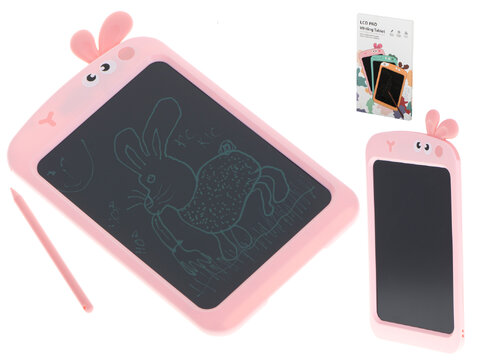 Tablet graficzny, tablica do rysowania z rysikiem różowy królik 8,5"