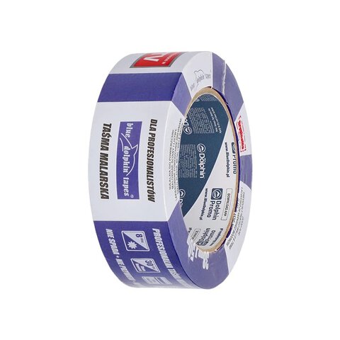 Taśma malarska niebieska 30mmx50m Blue Dolphin
