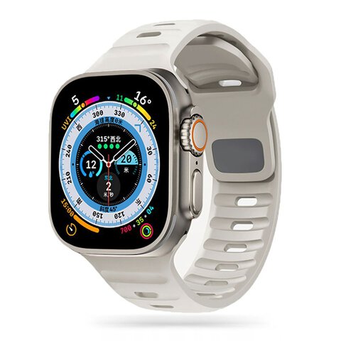 Pasek Tech-Protect ICONBAND LINE do Apple Watch 4 / 5 / 6 / 7 / 8 / SE / Ultra (38 / 40 / 41 mm) biały