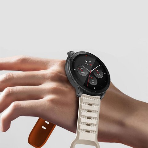 Pasek Tech-Protect ICONBAND LINE do Samsung Galaxy Watch 4 / 5 / 5 PRO / 6 pomarańczowy