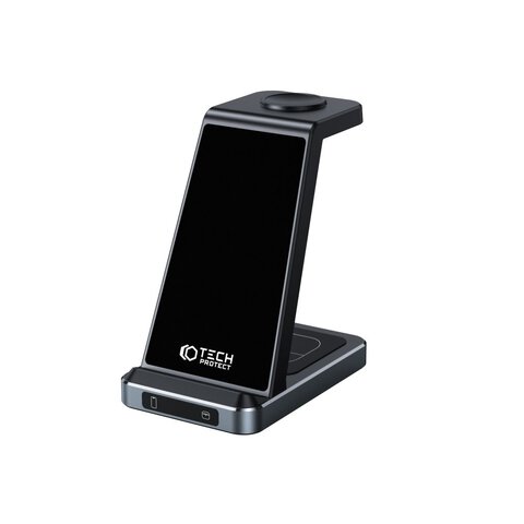 TECH-PROTECT QI15W-A26 3IN1 WIRELESS CHARGER BLACK