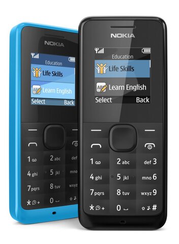 telefon komórkowy GSM Nokia 105 (niebieski)